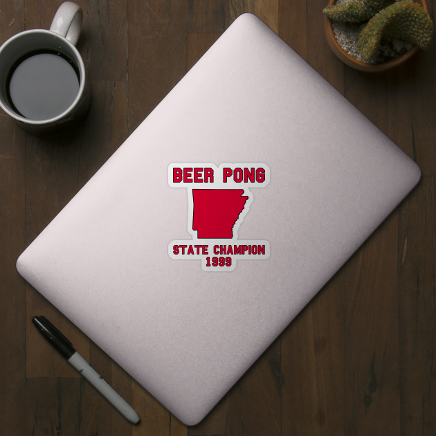 Vintage Arkansas Beer Pong State Champion by fearcity